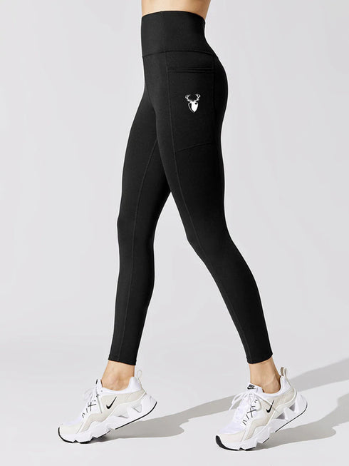 Jet Black Pocket Legging
